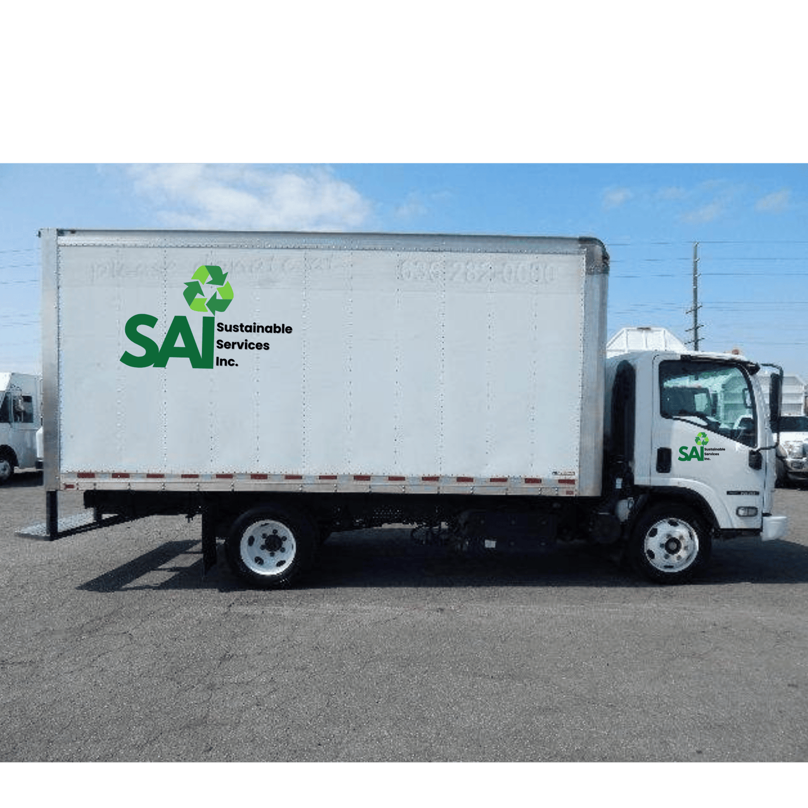 SAI Sustainable Services vehicle on site